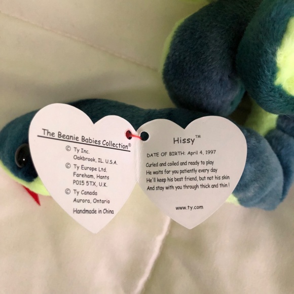 Hissy TY Beanie Baby - Picture 4 of 4